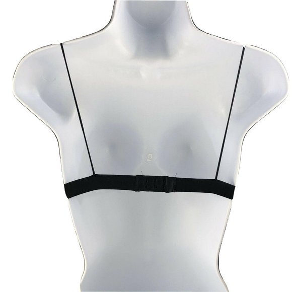 NWT Line & Dot Basic Triangle Bralette, black, Size Small - Picture 3 of 9